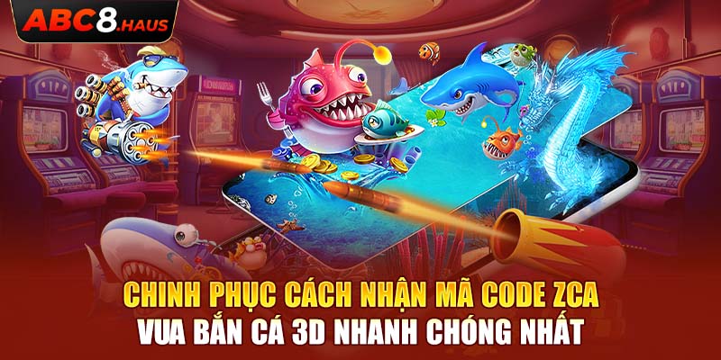 Chinh phục cách nhận mã code ZCA Vua Bắn Cá 3D nhanh chóng nhất