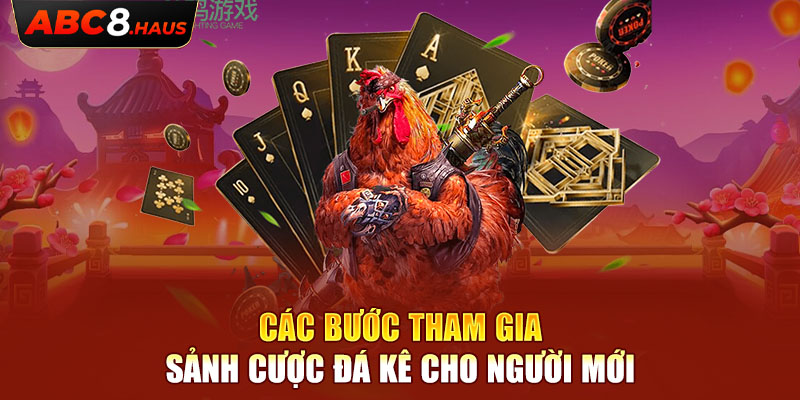 Các bước tham gia sảnh cược đá kê cho người mới